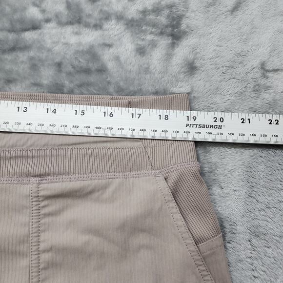 Avia Pants Women XL Tan Taupe Fog Dance Pull On Drawstring Bungie Hem Athleisure - Picture 7 of 11
